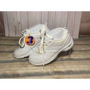 Easy Spirit WalkSLOWS Walking Shoes Comfort White‎ Sneakers Cushioned 6.5W NWT